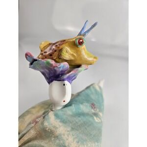 RARE Poupee Millet Cerri Art MERMAID 22" French Porcelain Doll Dogfish Hat